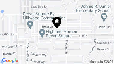 Map of 2436 Elm Place, Northlake TX, 76247