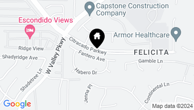 Map of 2026 Fantero Avenue, Escondido CA, 92029