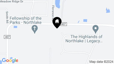 Map of 3409 Knights Court, Northlake TX, 76247