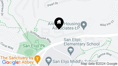 Map of 1318 Highbluff Avenue, San Marcos CA, 92078