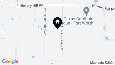 Map of 419 E Hickory Ridge Circle, Argyle TX, 76226
