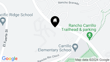Map of 2866 Rancho Diamonte, Carlsbad CA, 92009