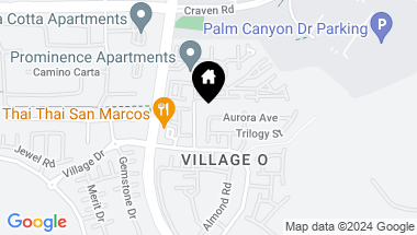 Map of 174 Aurora Ave, San Marcos CA, 92078