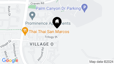 Map of 254 Aurora Ave, San Marcos CA, 92078