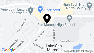 Map of 848 La Tierra Drive, San Marcos CA, 92078