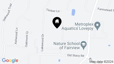 Map of 401 Collinwood Drive, Fairview TX, 75069