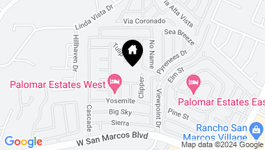 Map of 1930 W San Marcos Blvd Unit: 358, San Marcos CA, 92078