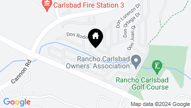 Map of 3457 Don Jose Drive, Carlsbad CA, 92010