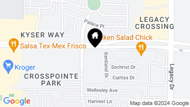 Map of 3654 Main Street, Frisco TX, 75034