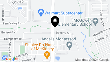 Map of 4988 Dunster Drive, Mc Kinney TX, 75070