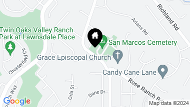 Map of MULBERRY DR, San Marcos CA, 92069
