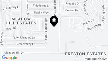 Map of 10545 Rogers Road, Frisco TX, 75033