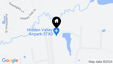 Map of 16 Hidden Valley Airpark, Shady Shores TX, 76208