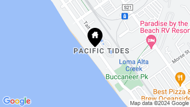 Map of 0 Pacific Street, Oceanside CA, 92054