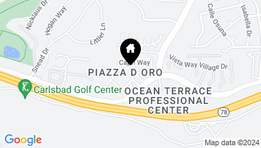 Map of 3400 Piazza De Oro, Suite 160, Oceanside CA, 92056