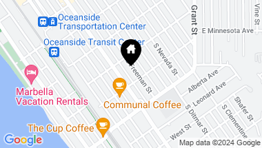 Map of 521 S Freeman Street, Oceanside CA, 92054