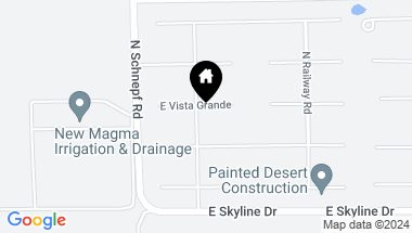 Map of 34705 N CALLE FLORES Road, San Tan Valley AZ, 85140
