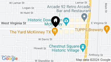 Map of 205 W Louisiana Street, Mc Kinney TX, 75069