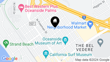 Map of 506 N Ditmar, Oceanside CA, 92054