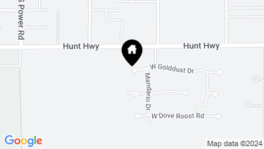 Map of 11253 W GOLDDUST Drive, Queen Creek AZ, 85144