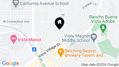Map of 247 N Citrus Avenue, Vista CA, 92084