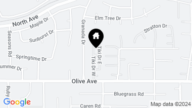 Map of 1333 Olive Avenue 47, Vista CA, 92083