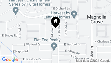 Map of 26175 S 229TH Place, Queen Creek AZ, 85142