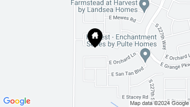 Map of 22476 E ORCHARD Lane, Queen Creek AZ, 85142