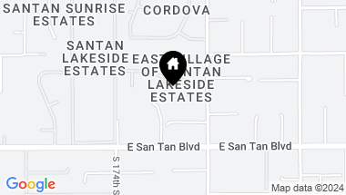 Map of 7483 S Loback Court, Queen Creek AZ, 85142