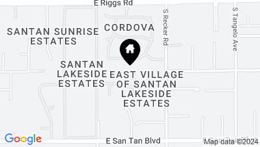 Map of 7414 S LOBACK Court, Queen Creek AZ, 85142