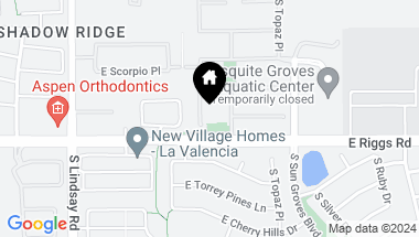 Map of 5961 S GEMSTONE Drive, Chandler AZ, 85249