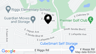 Map of 3895 E DUBOIS Avenue, Gilbert AZ, 85298