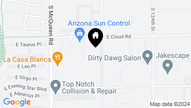 Map of 24434 S 122ND Street, Chandler AZ, 85249