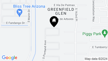 Map of 2557 E Vista Verde Street, Gilbert AZ, 85298