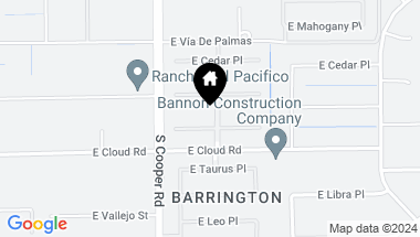 Map of 2086 E CHAMPAGNE Place, Chandler AZ, 85249
