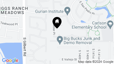 Map of 3294 E BIRCHWOOD Place, Chandler AZ, 85249