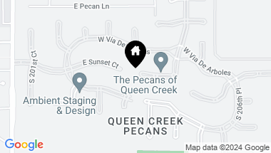 Map of 20406 E SUNSET Court, Queen Creek AZ, 85142