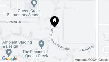 Map of 20523 E VIA DE PALMAS --, Queen Creek AZ, 85142