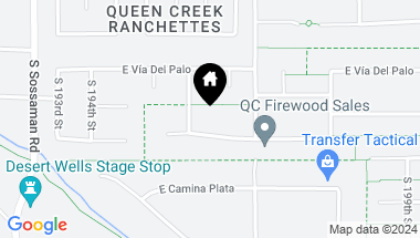 Map of 19530 E VIA DEL ORO --, Queen Creek AZ, 85142