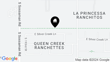 Map of 19450 E SILVER CREEK Lane, Queen Creek AZ, 85142