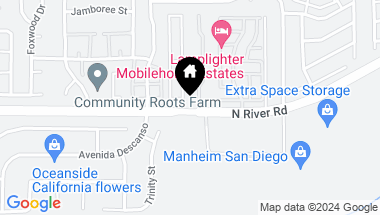 Map of 221 Riverview Way, Oceanside CA, 92057