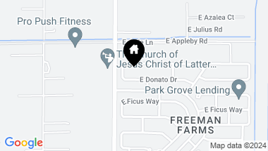 Map of 2464 E DONATO Drive, Gilbert AZ, 85298