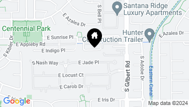 Map of 2893 E INDIGO Place, Chandler AZ, 85286