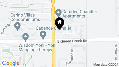 Map of 2948 S WASHINGTON Street, Chandler AZ, 85286