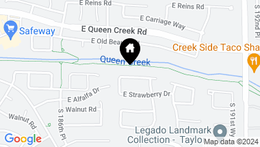 Map of 18840 E Apricot Lane, Queen Creek AZ, 85142