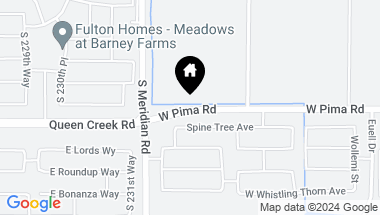 Map of 43234 N Plum Street, Queen Creek AZ, 85140