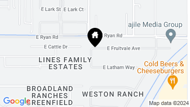 Map of 2829 E FRUITVALE Avenue, Gilbert AZ, 85297