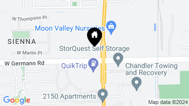 Map of 2 W Germann Road Unit: -, Chandler AZ, 85286