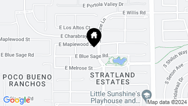Map of 2956 E BLUE SAGE Road, Gilbert AZ, 85297