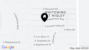 Map of 2914 E PORTOLA VALLEY Drive, Gilbert AZ, 85297